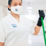 Trabajos de limpieza de hospitales