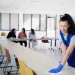 Trabajos de limpieza de oficinas
